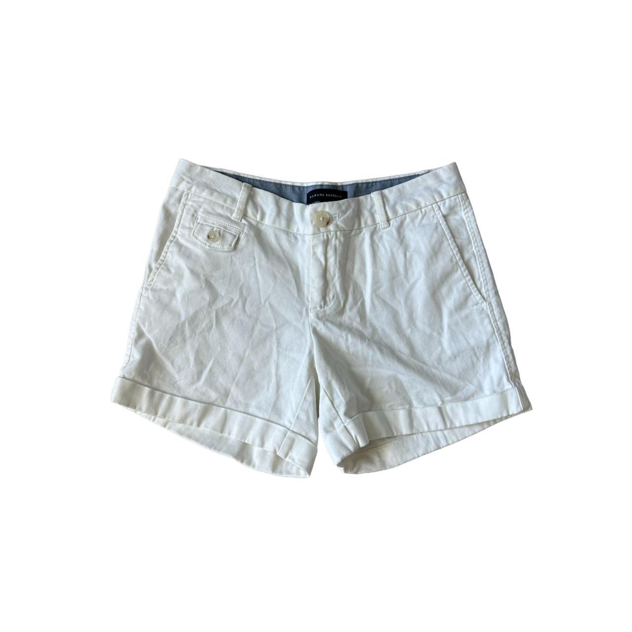 Banana republic white sales shorts