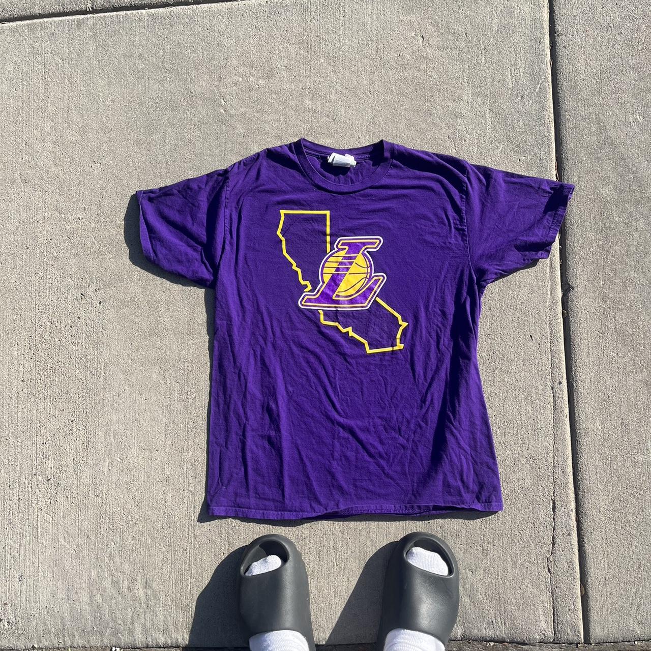 Nike NBA Los Angeles Lakers training top. Size - Depop