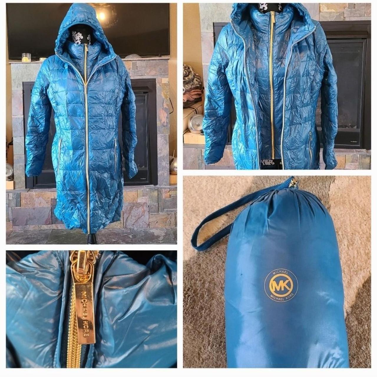 Michael kors jacket deals blue