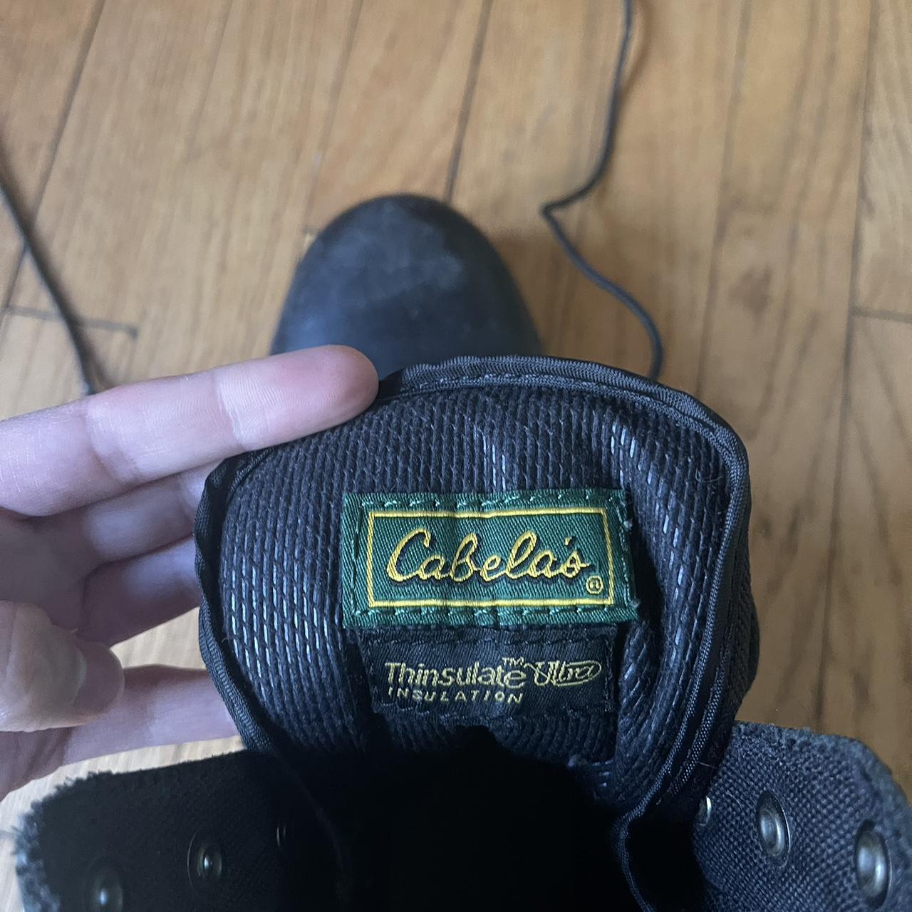 Cabela Boots Thinsulate Worn once, I will clean... - Depop