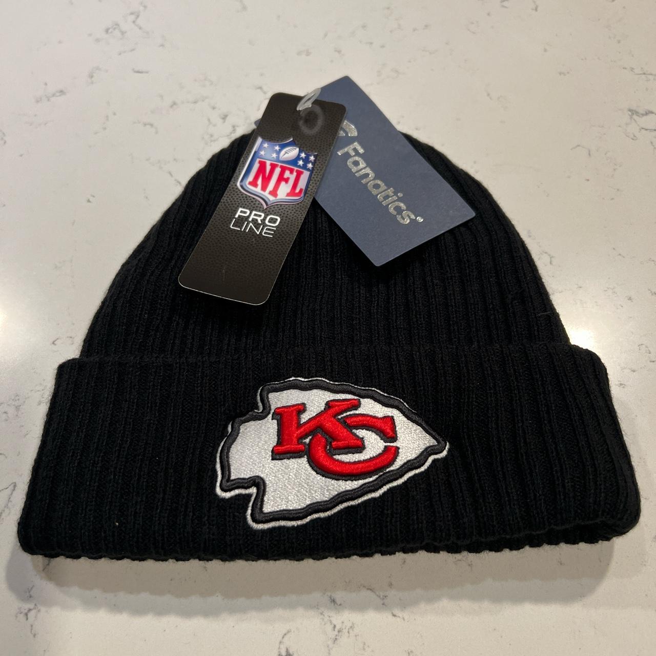 Kansas City Chiefs Fanatics Branded Logo Cuffed Knit Hat - Red