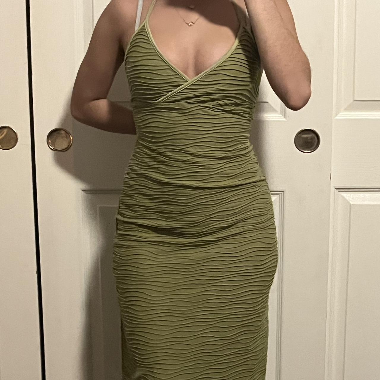 Womens Green Dress Depop