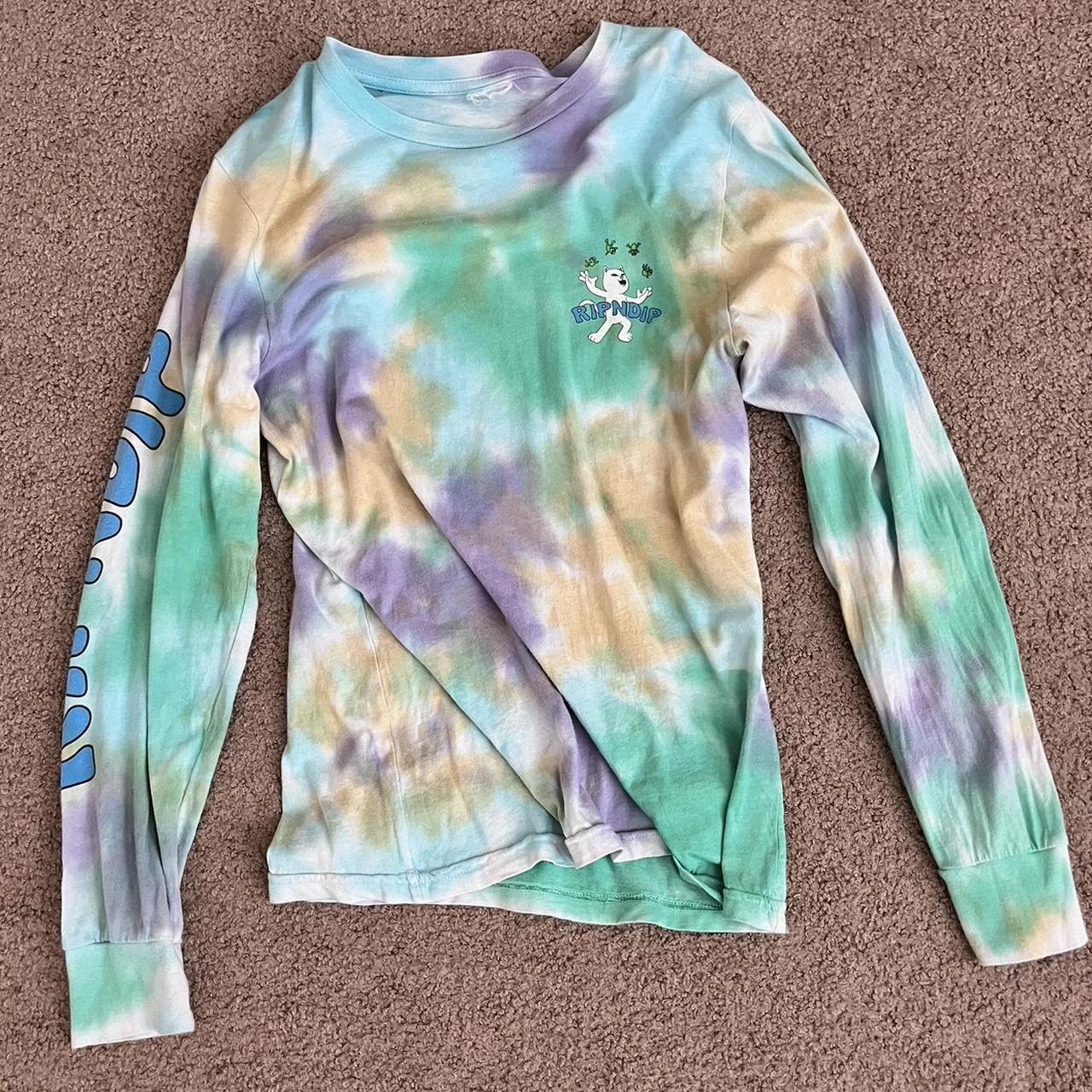 ripndip tie dye t shirt