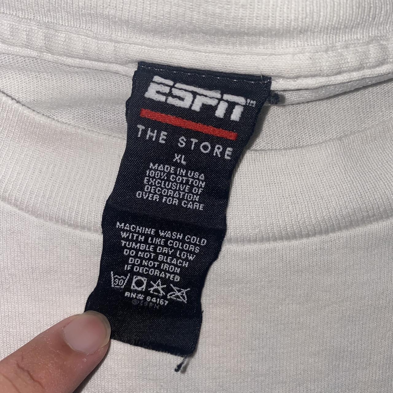 Vintage 90s ESPN College Gameday Shirt White... Depop