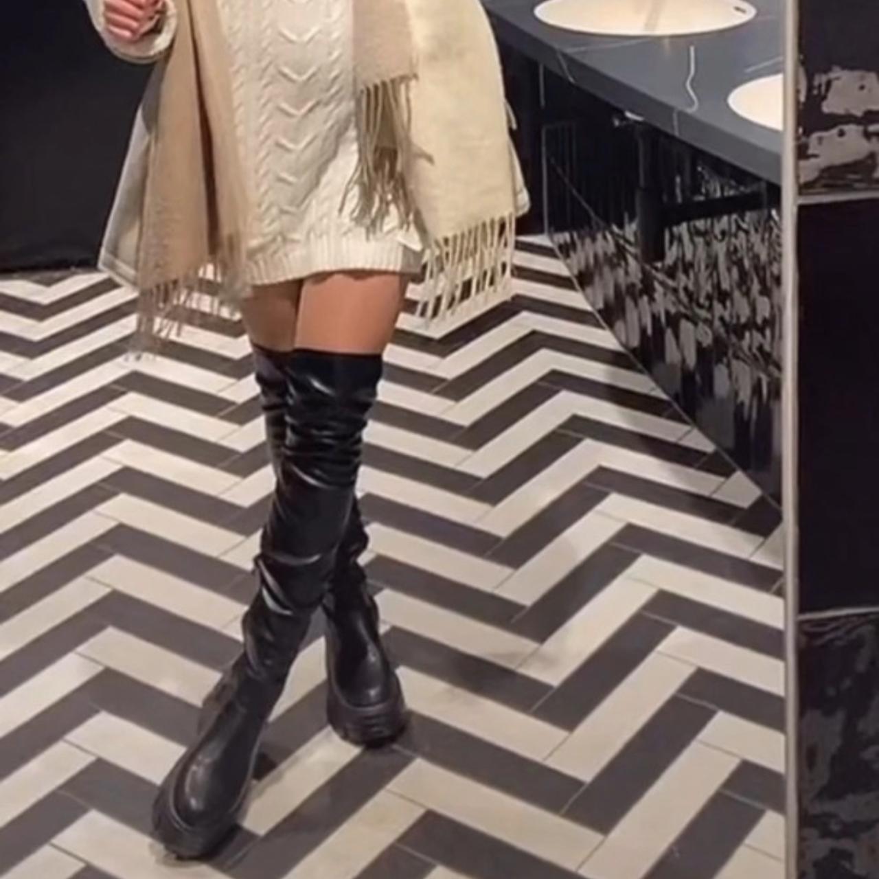 Stretch Sock Windsor Smith Sock White Boots On HIATUS