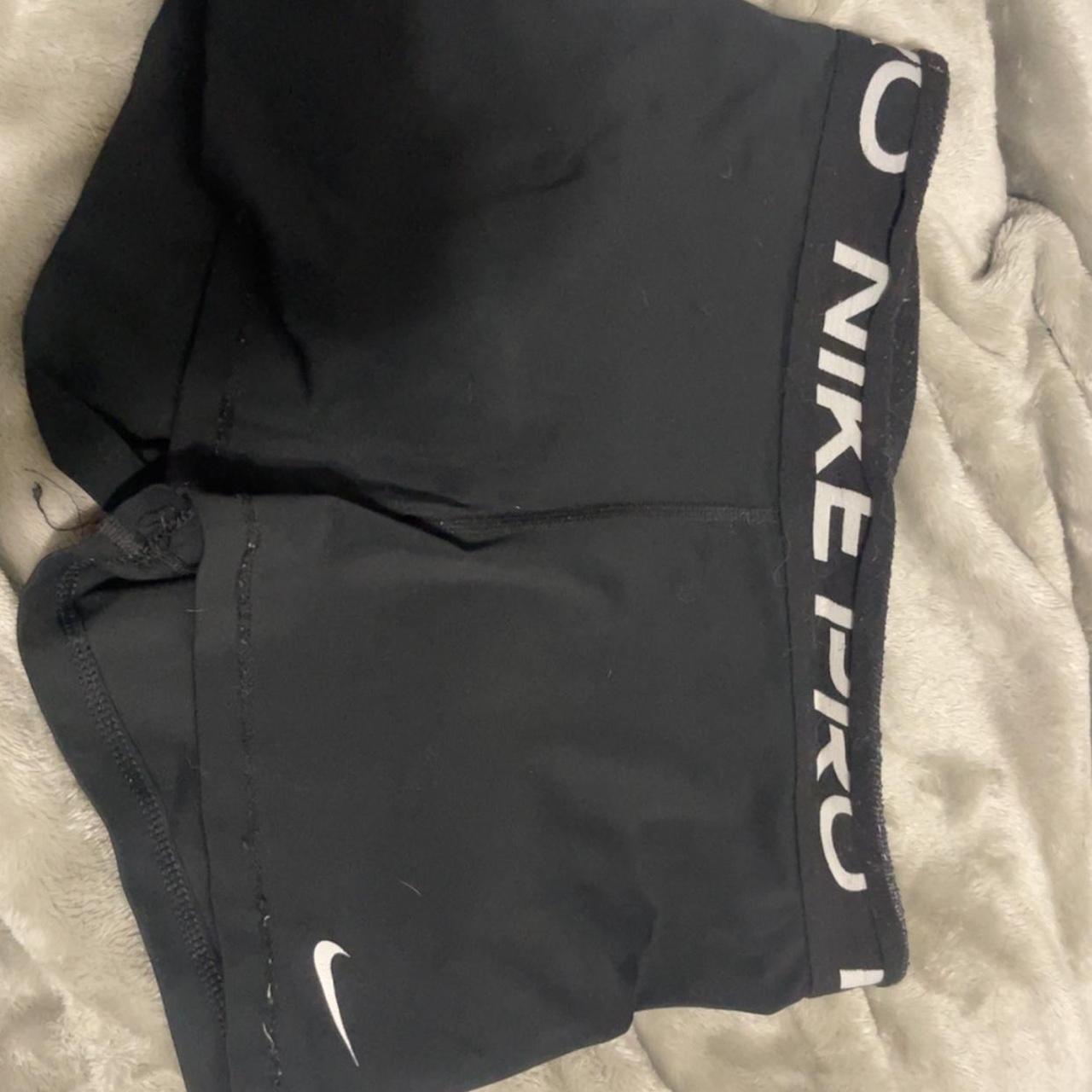 nike pros black and white