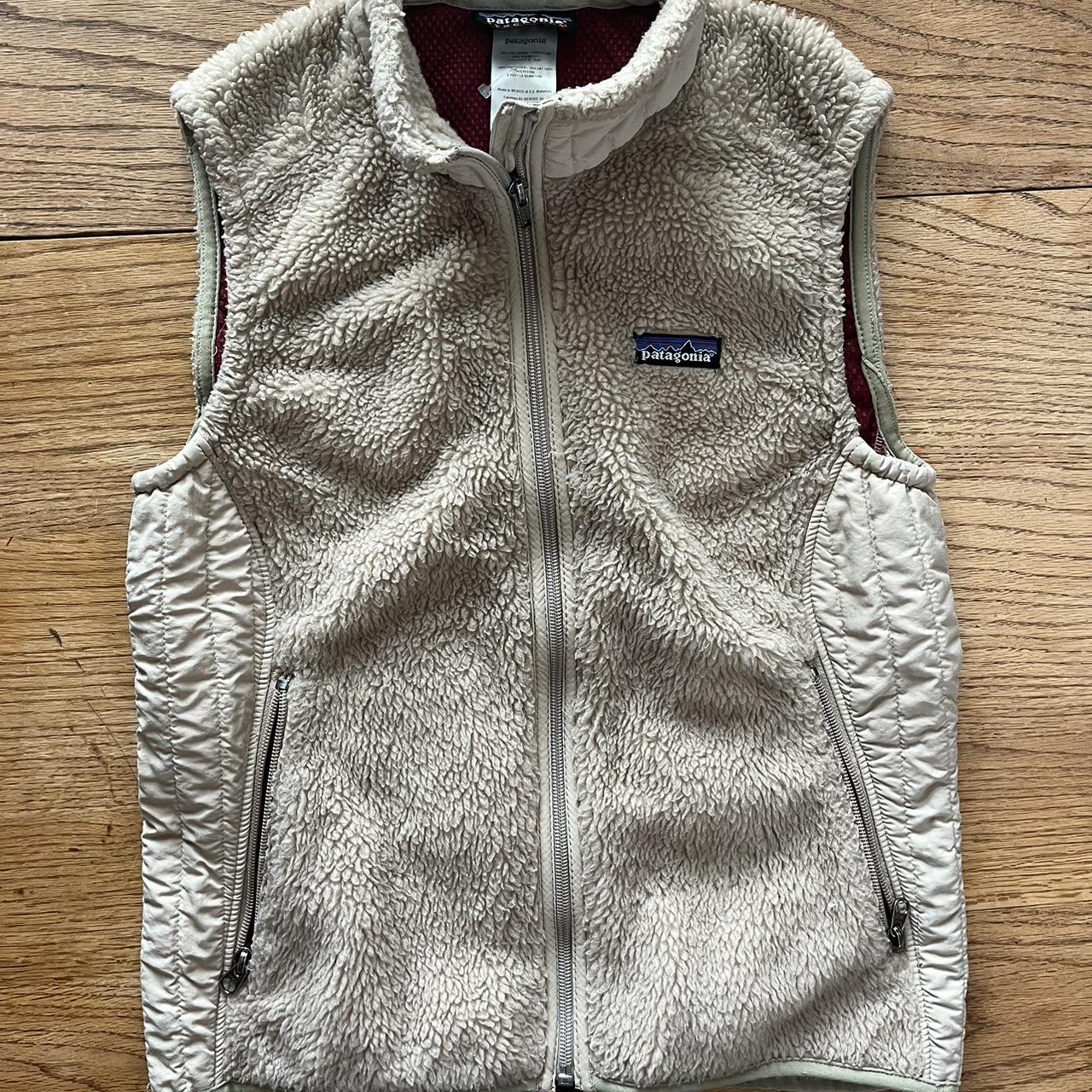 Vintage Patagonia Sherpa vest. Red inlining. Great... - Depop