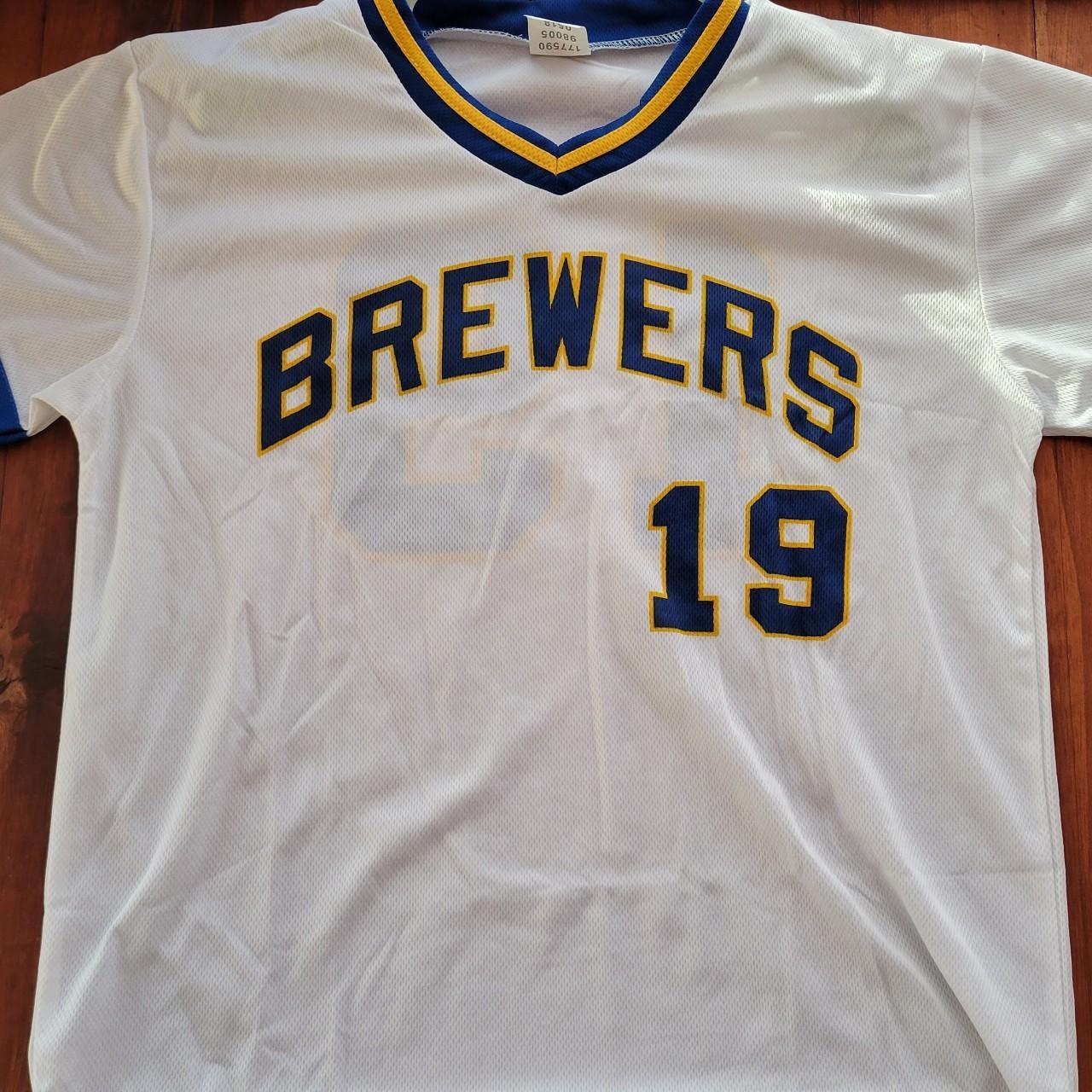 Milwaukee Brewers MLB Baseball Majestic Blue Adult XL Majestic T