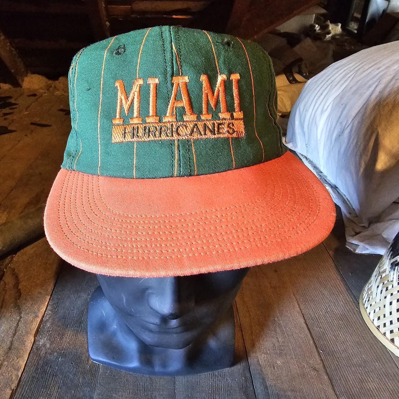 Vintage 80s Miami Hurricanes NCAA college university... - Depop