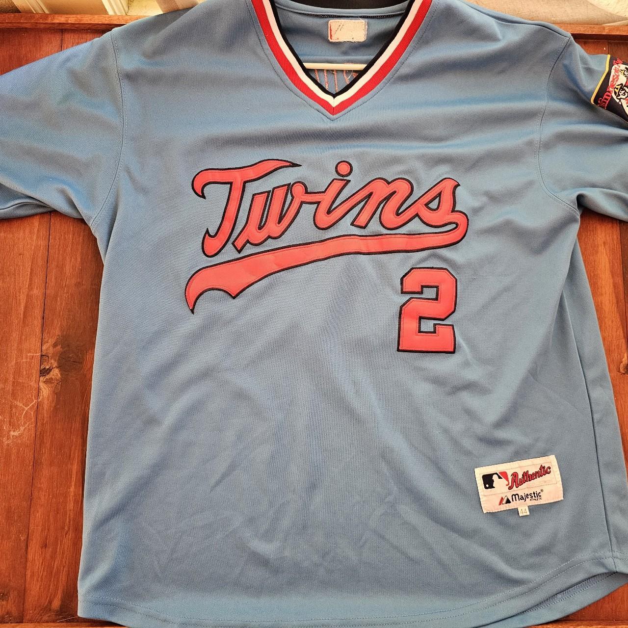 Minnesota Twins Authentic Majestic Baseball Jersey - - Depop