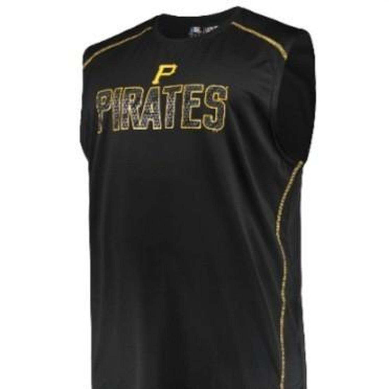 FANATICS Men's Majestic Black Pittsburgh Pirates Big & Tall Solid