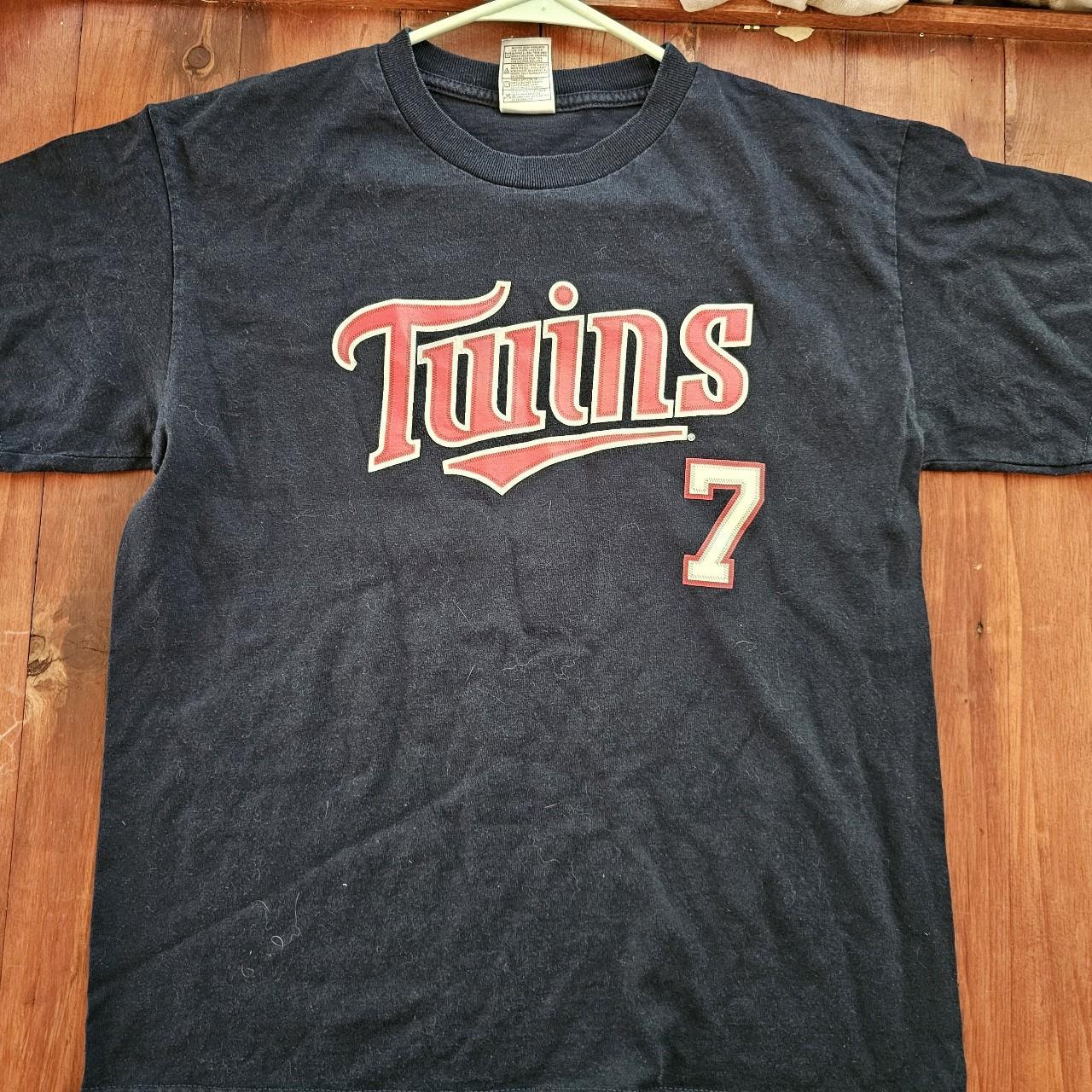 Minnesota Twins Joe Mauer #7 MLB Majestic Jersey - Depop