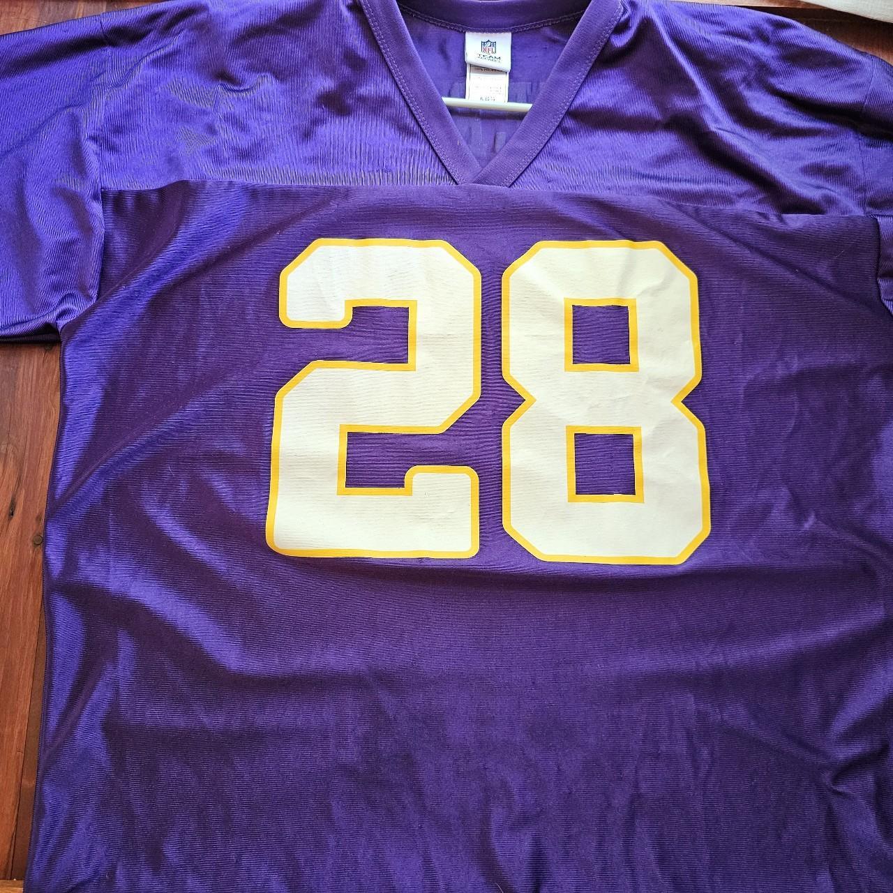 minnesota vikings adrian peterson jersey size medium - Depop