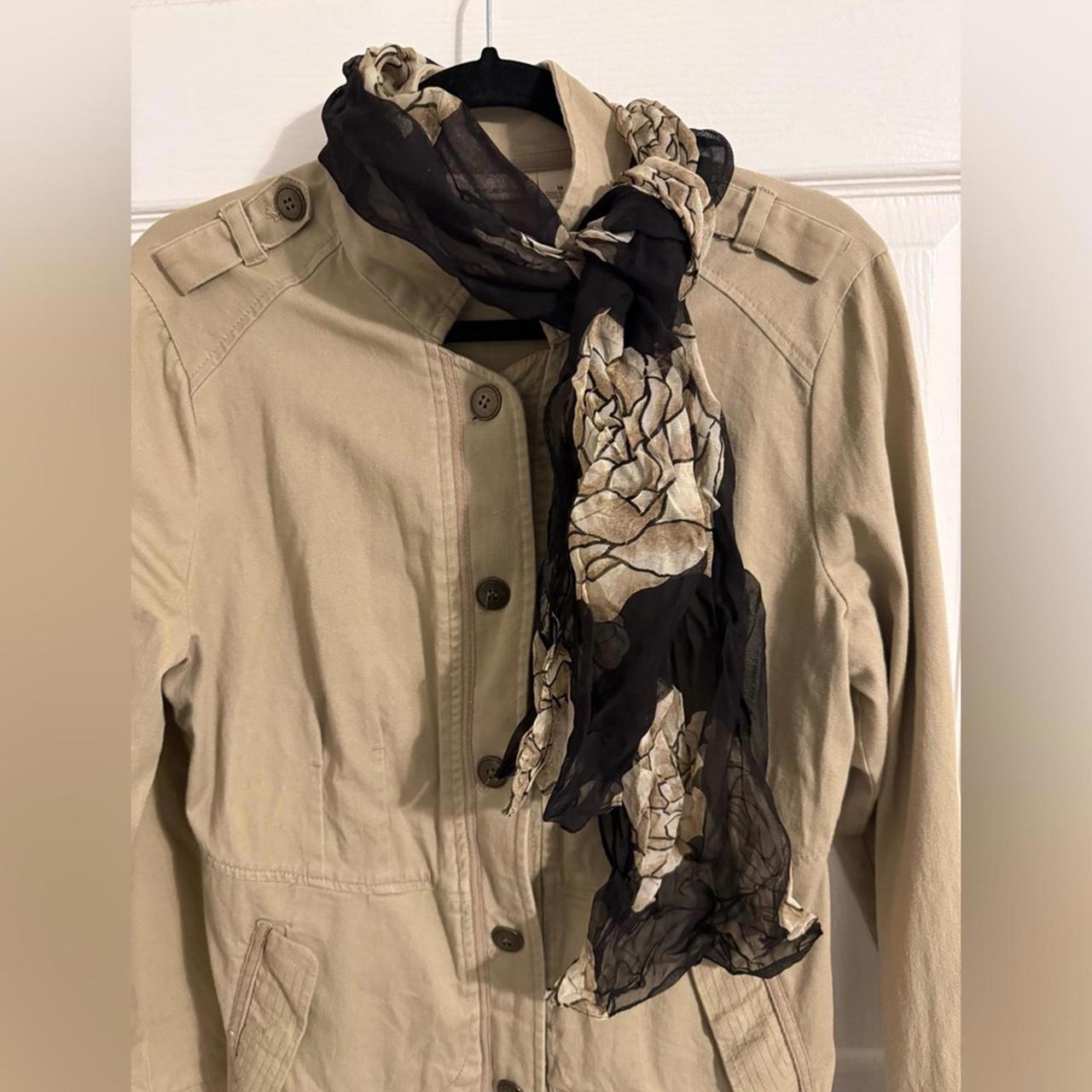 Source Unknown Women's Scarf - Black/Tan – Source… - image 1