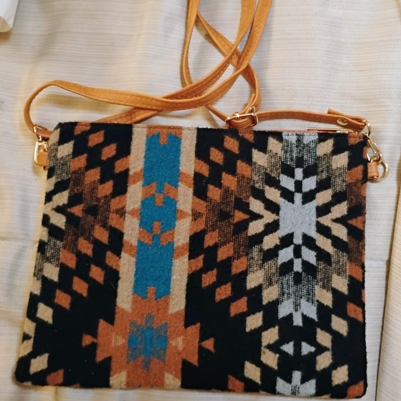 Native Women's Bag - Multi/Black – wool crossbody… - image 1