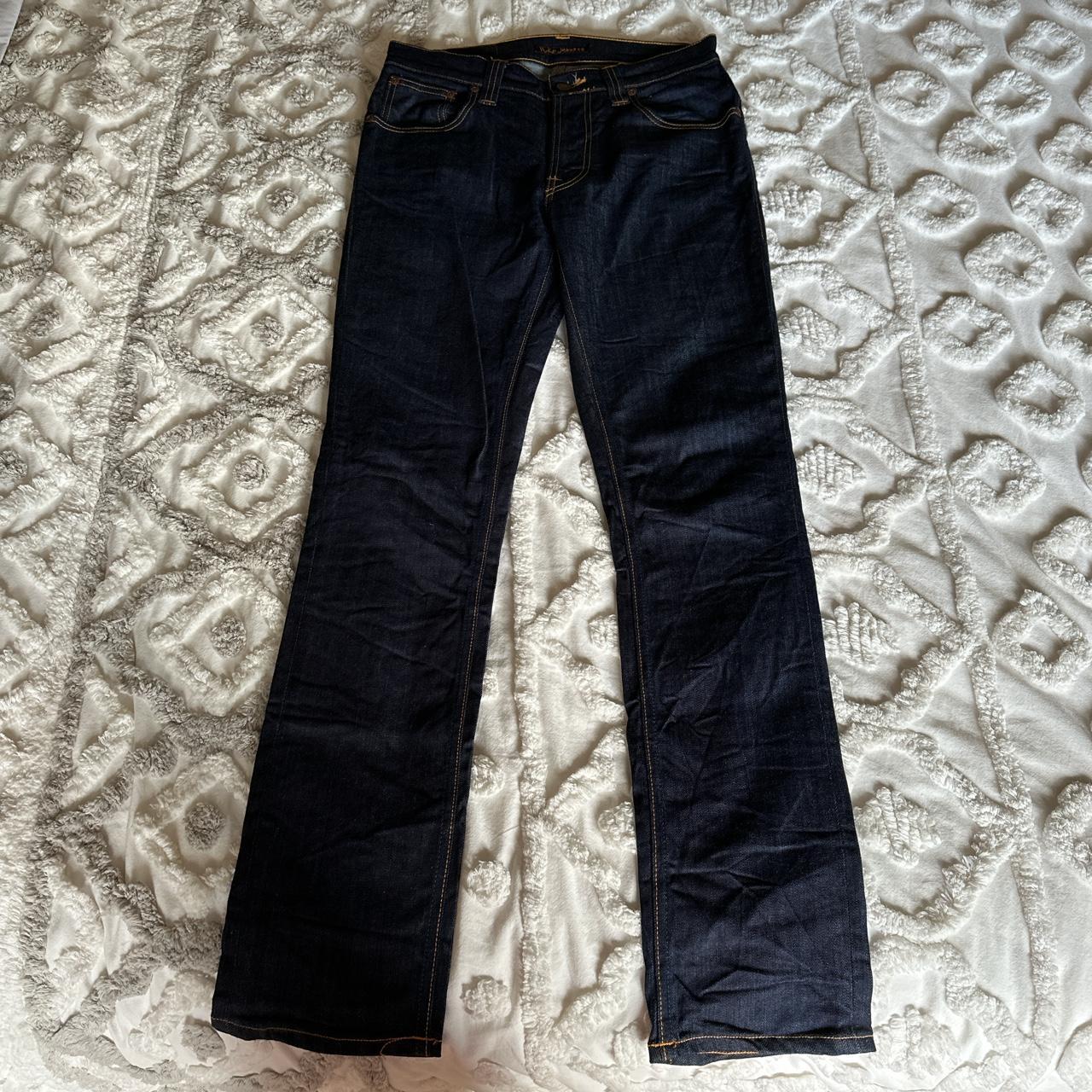 Nudie Jeans Blue Cotton Men Jeans