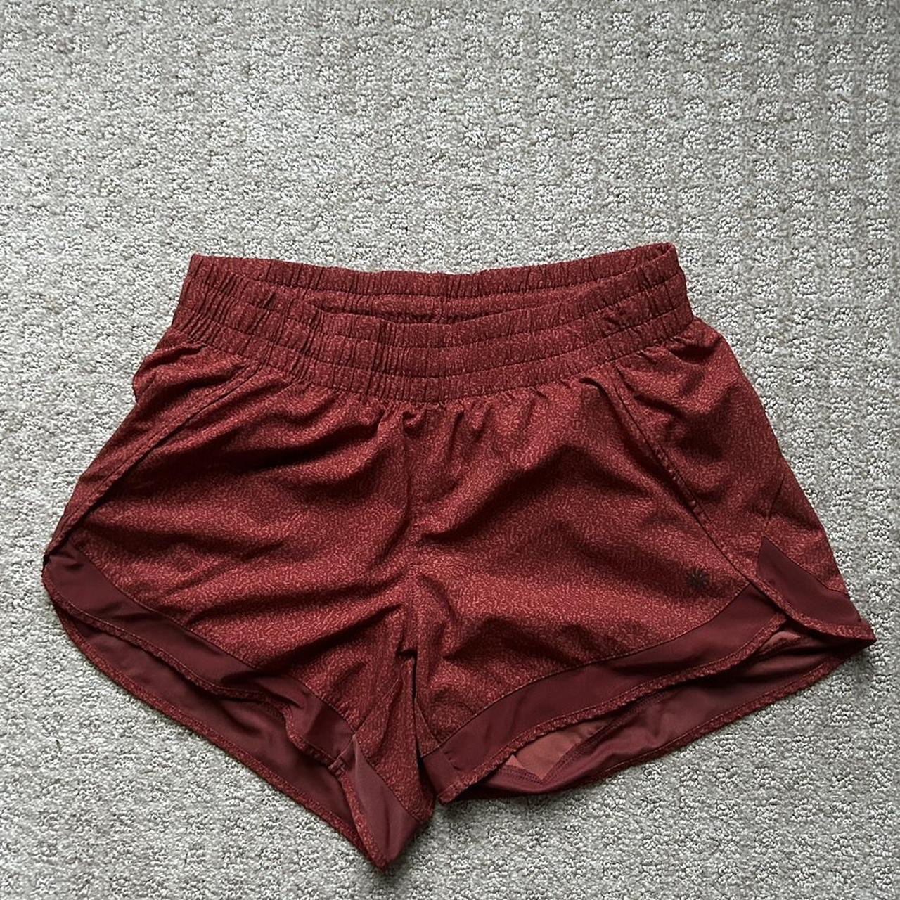 Athleta Red Shorts -so comfy -sweat proof -worn - Depop