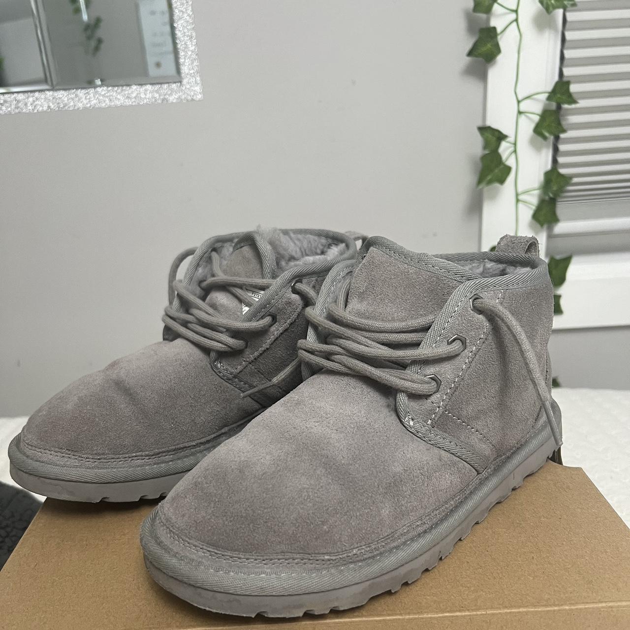 Mens grey ugg discount shoes