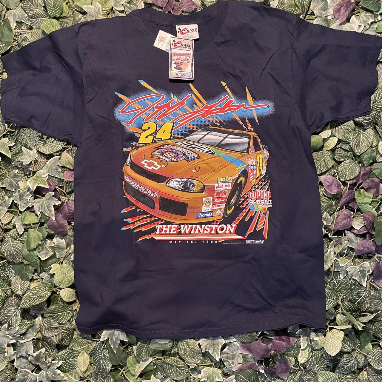 VINTAGE 1998 JEFF GORDAN NASCAR RACING T SHIRT Size... - Depop