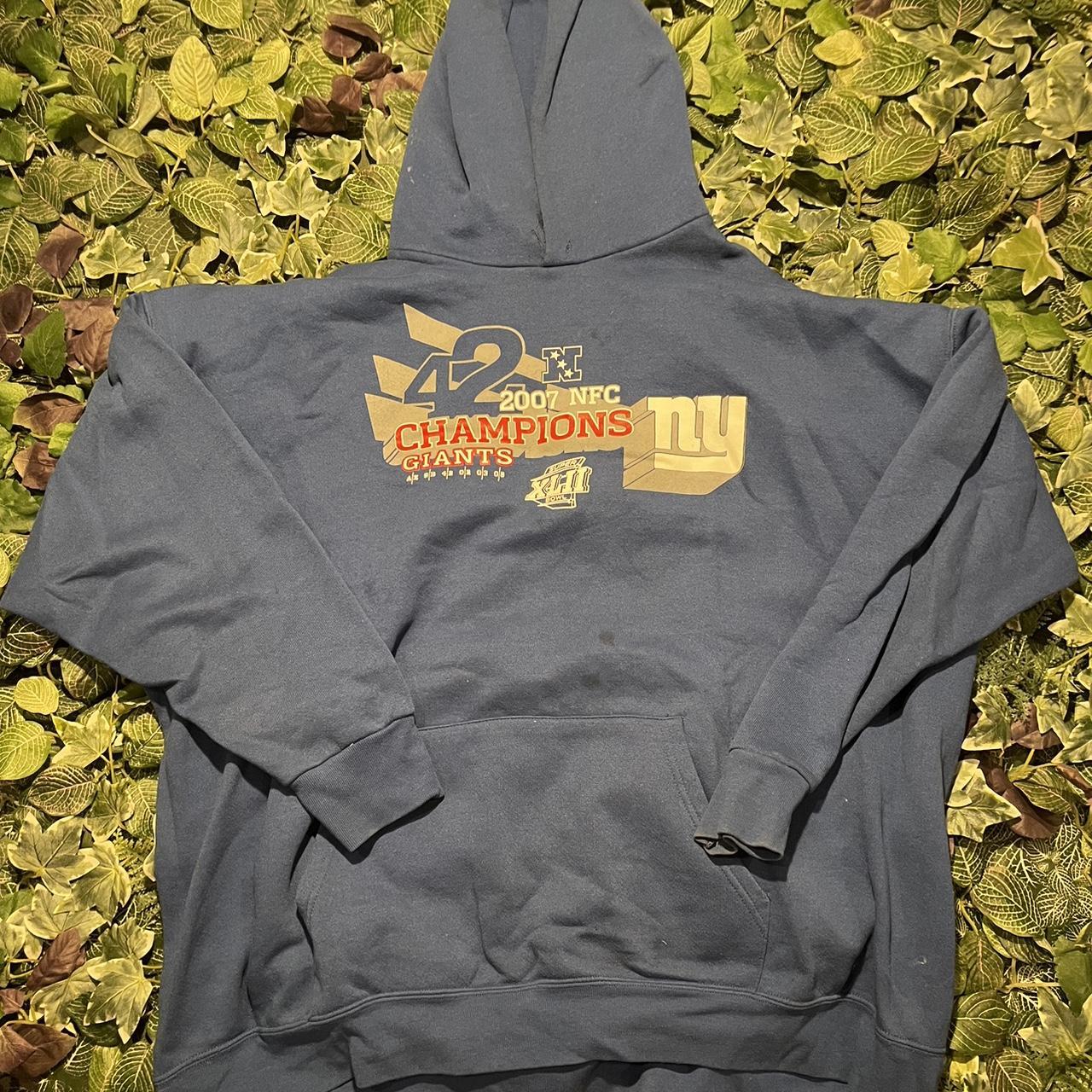 NFL NY Giants Hoodie size XL. Excellent condition - Depop