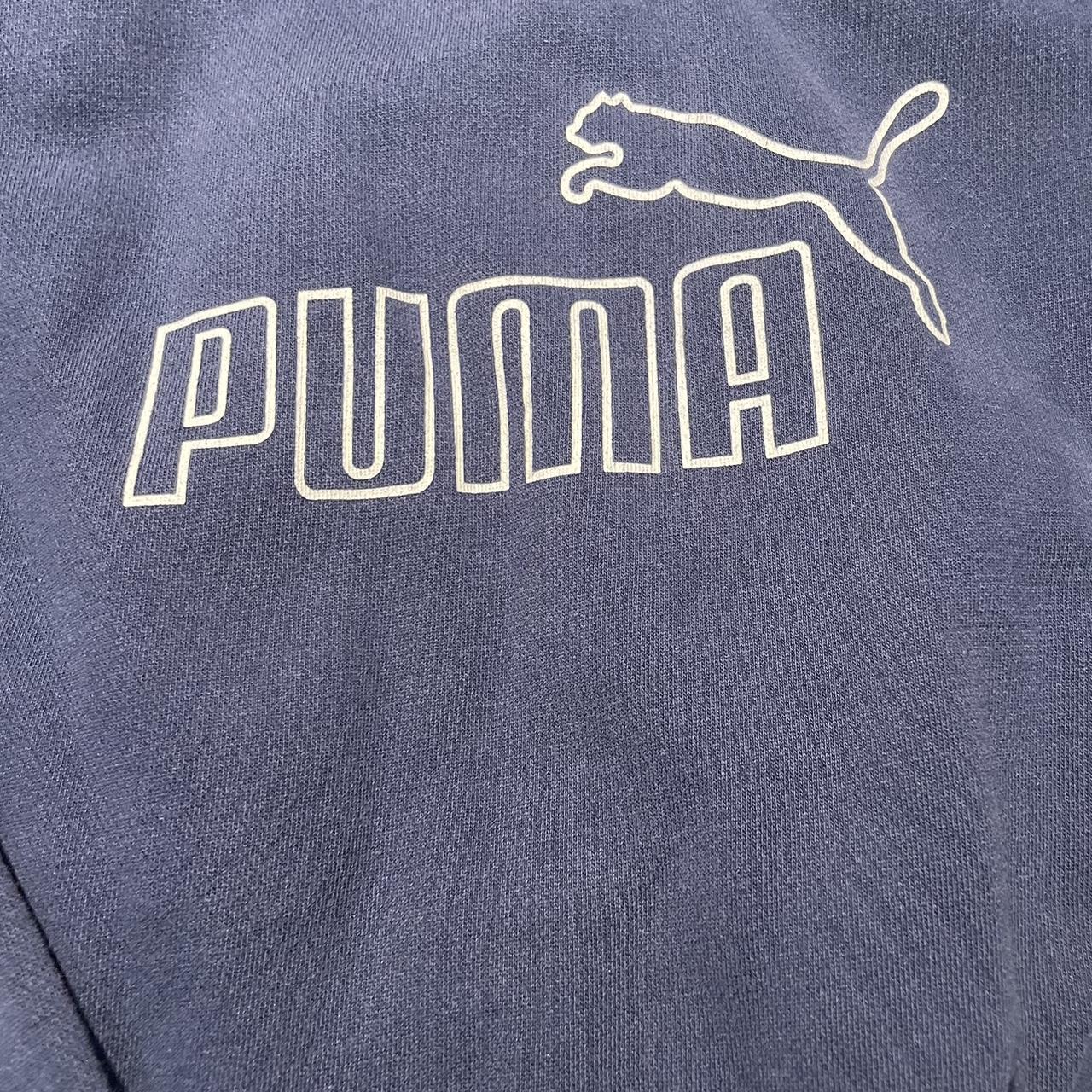 VINTAGE PUMA SPELLOUT CREWNECK SWEATSHIRT MENS... - Depop