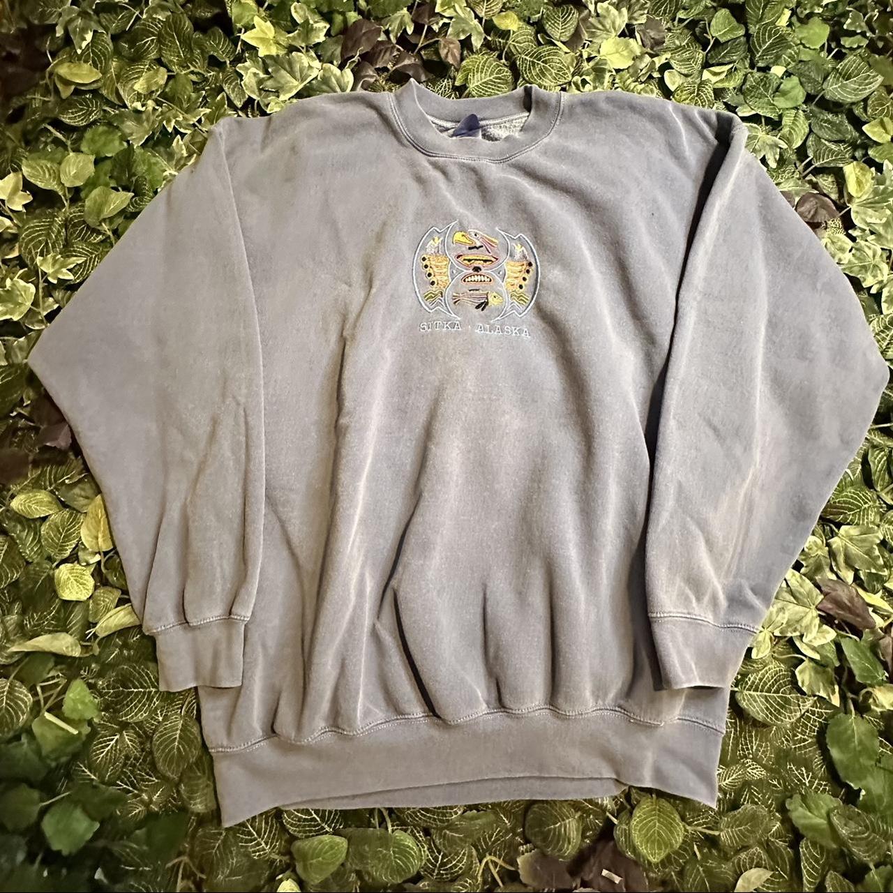 Alaska Sweatshirt | Alaska Vintage Crewneck Sweatshirt