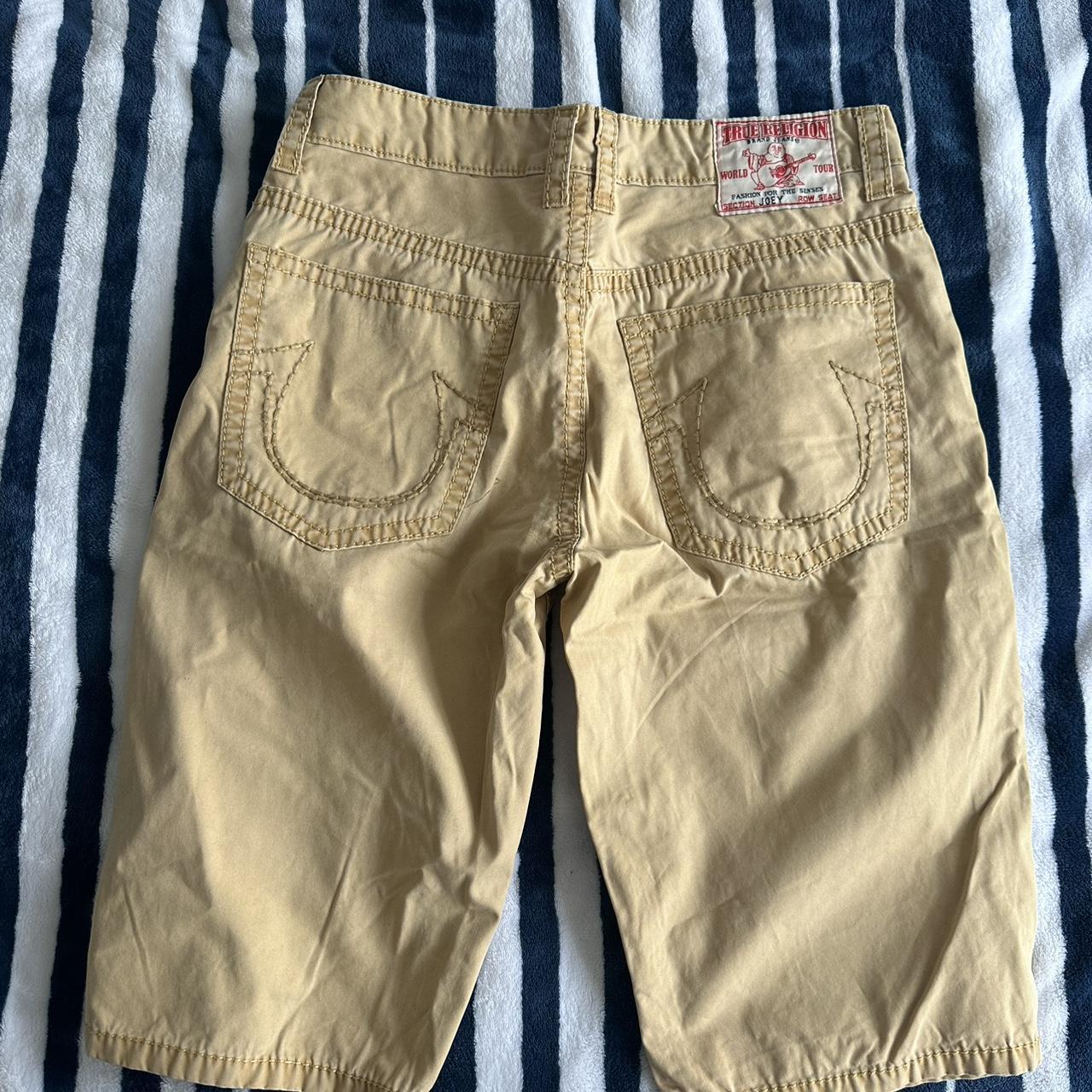 True religion Tan cargo shorts popular