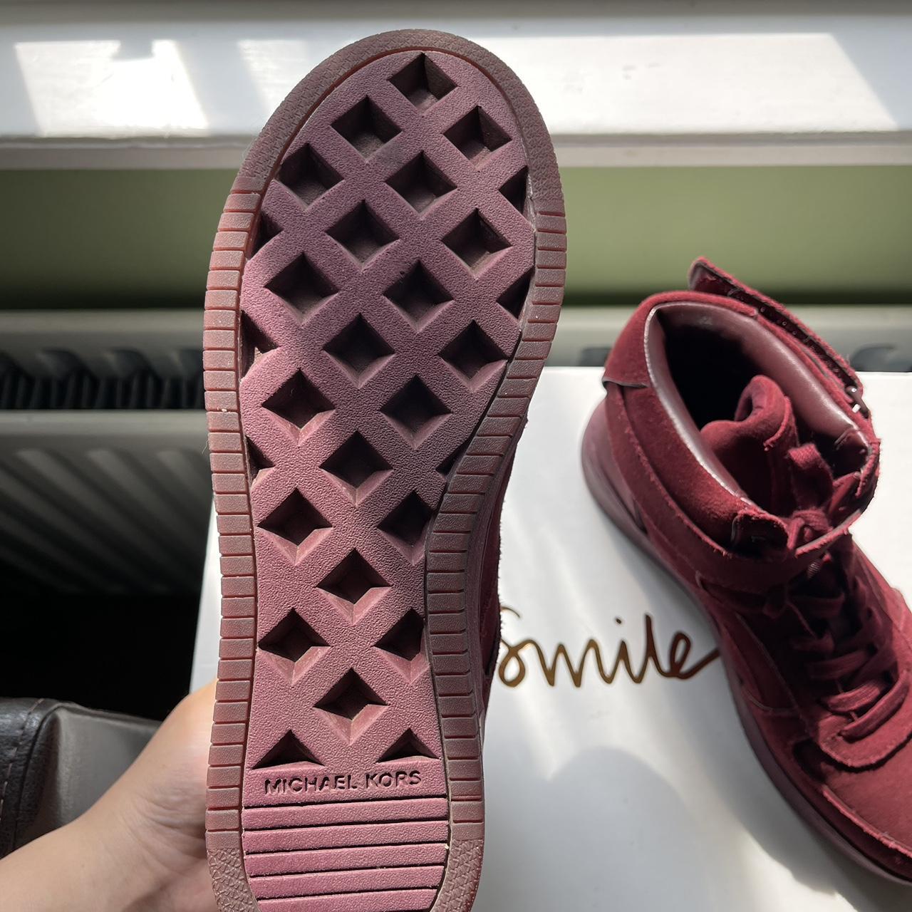 Michael kors store burgundy trainers