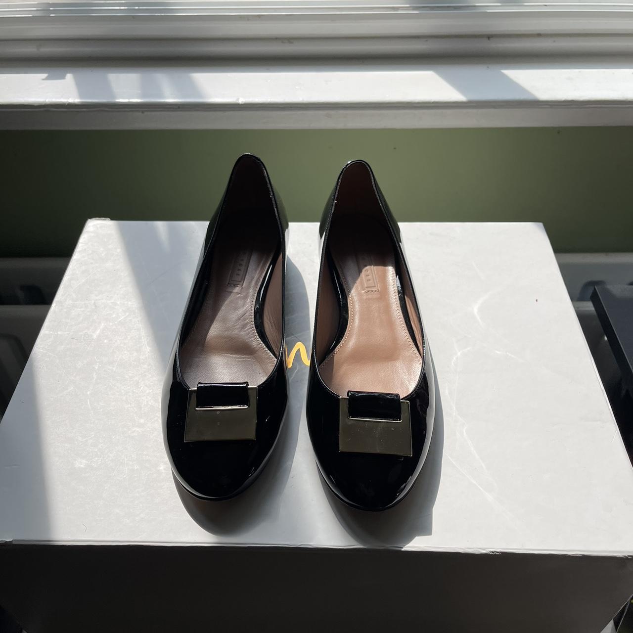 Hugo Boss- Munich Ballerina Flats Black Only worn... - Depop