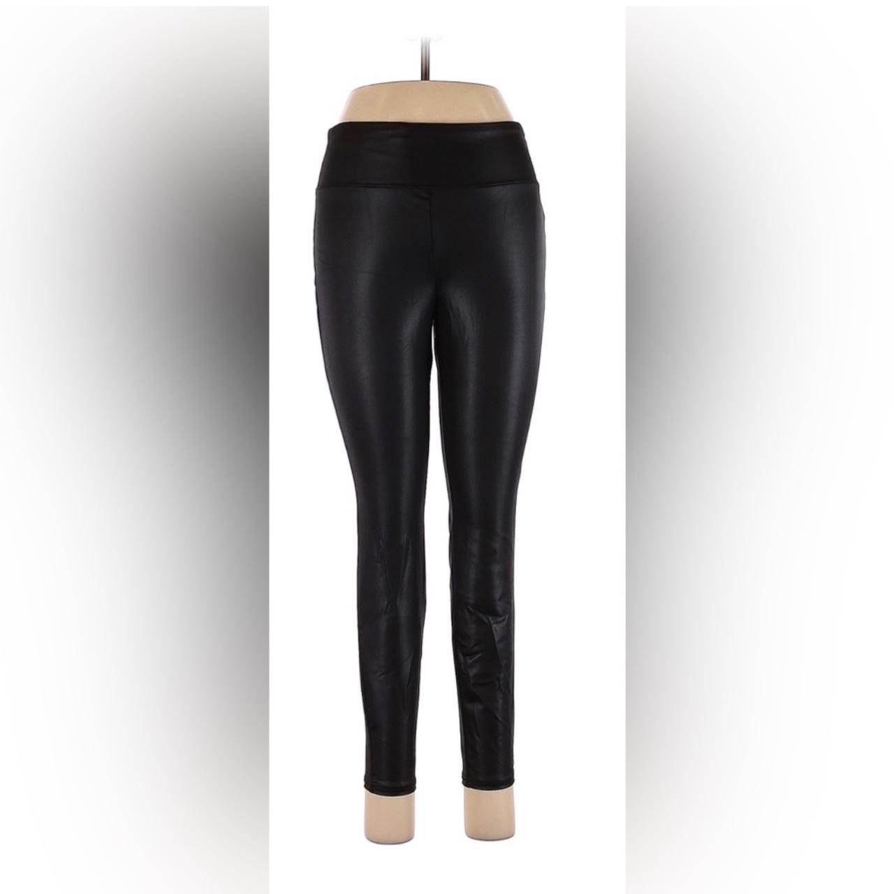 Wild Fable Black Leather High Waisted Leggings