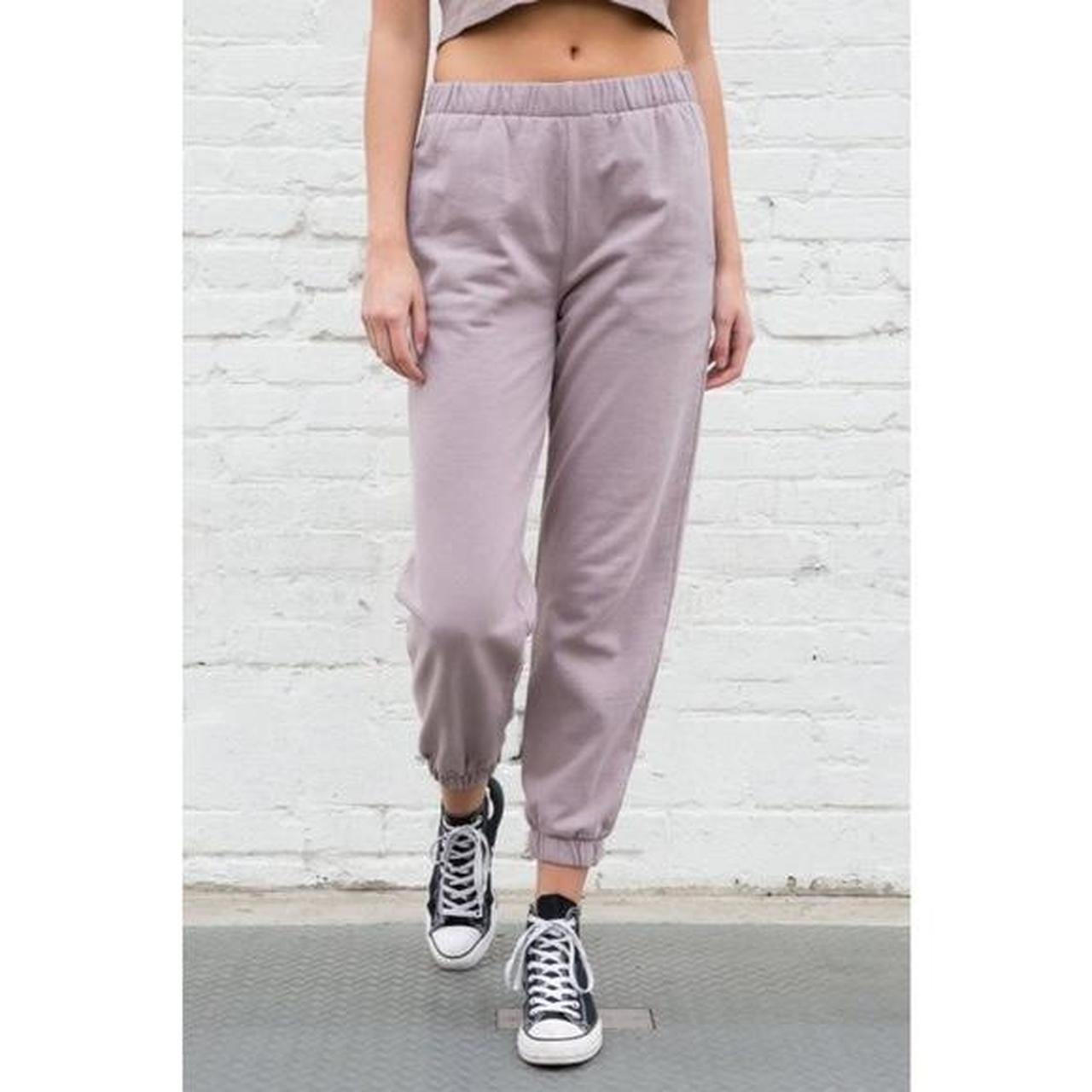 Purple brandy melville discount sweatpants