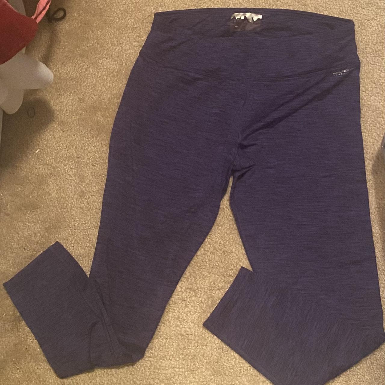 Marc New York purple and black leggings size M - Depop