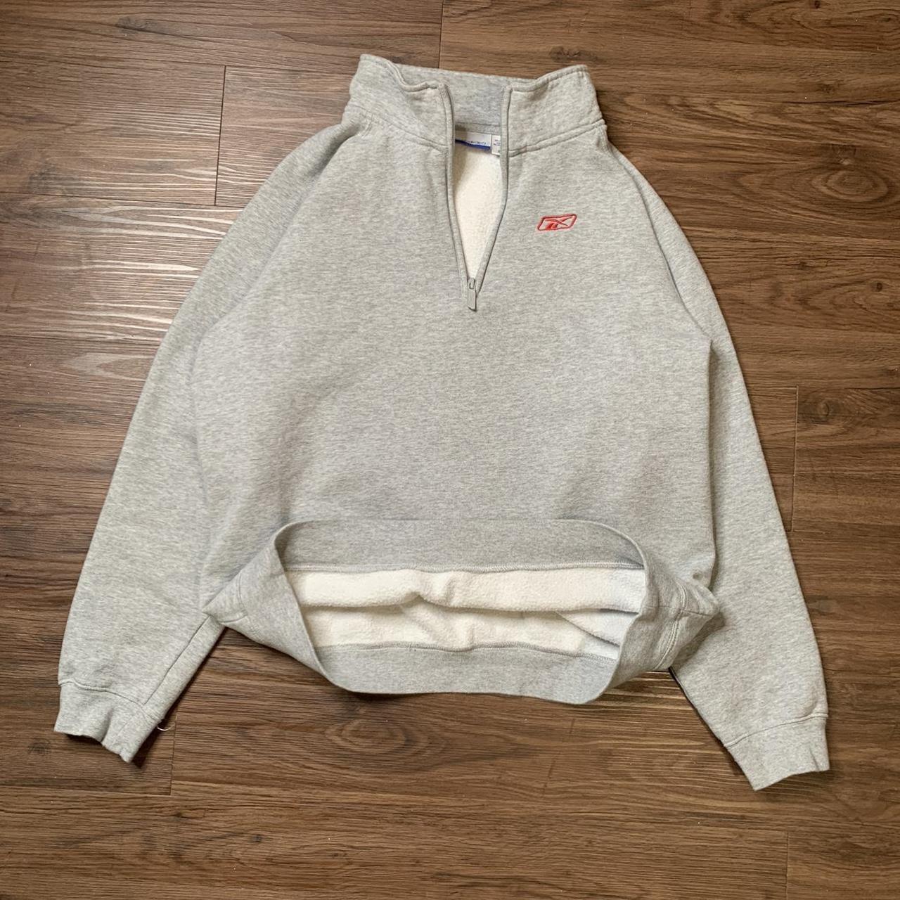 Reebok Men's Grey Sweatshirt | Depop