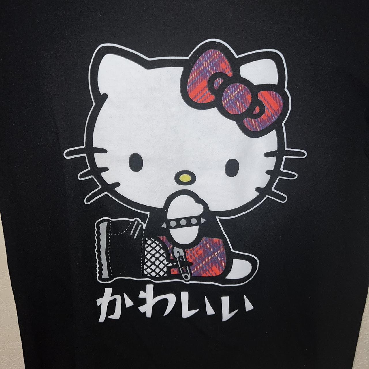 Hello Kitty shirt! Super cute black emo / grunge /... - Depop