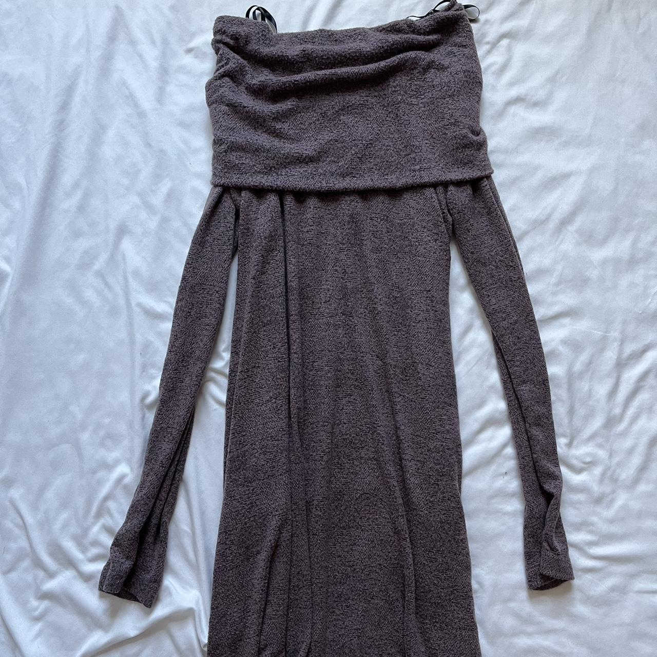 Off the shoulder sweater dress ️ No damage. Never... - Depop