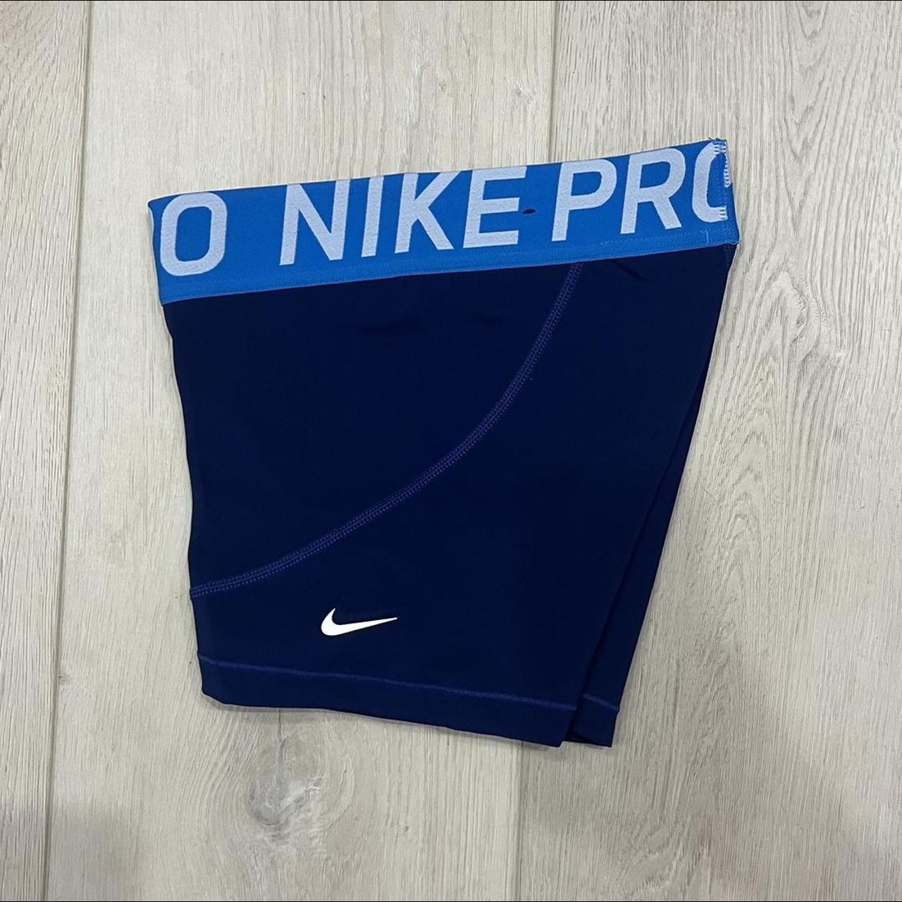 Blue Nike pros XS #nike #nikepros #blue - Depop