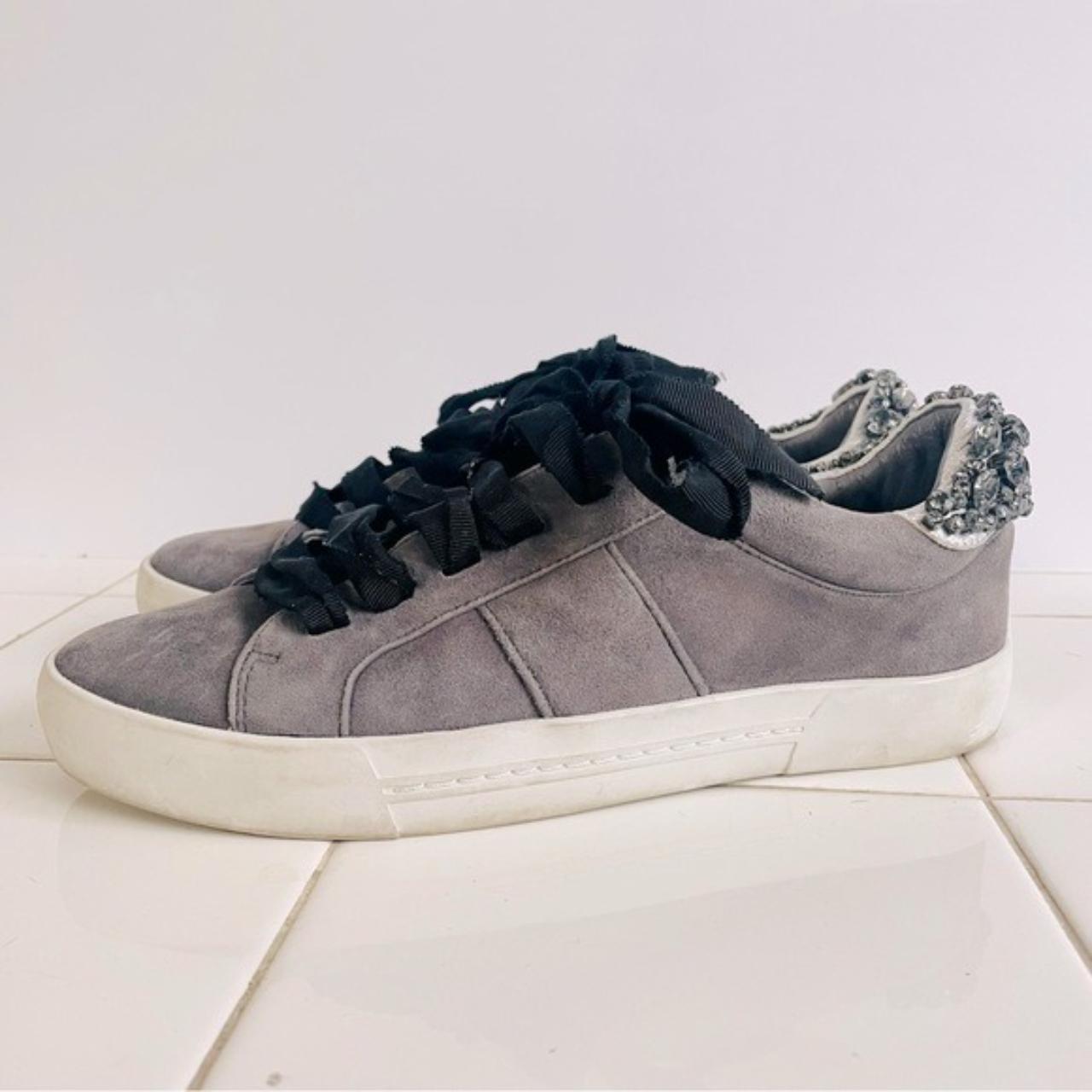 Joie Women's Grey and Black Trainers | Depop