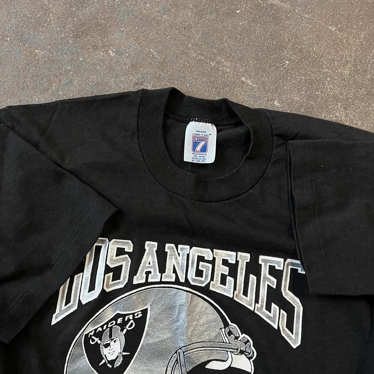 Vintage Los Angeles Raiders t-shirt Single stitch On - Depop