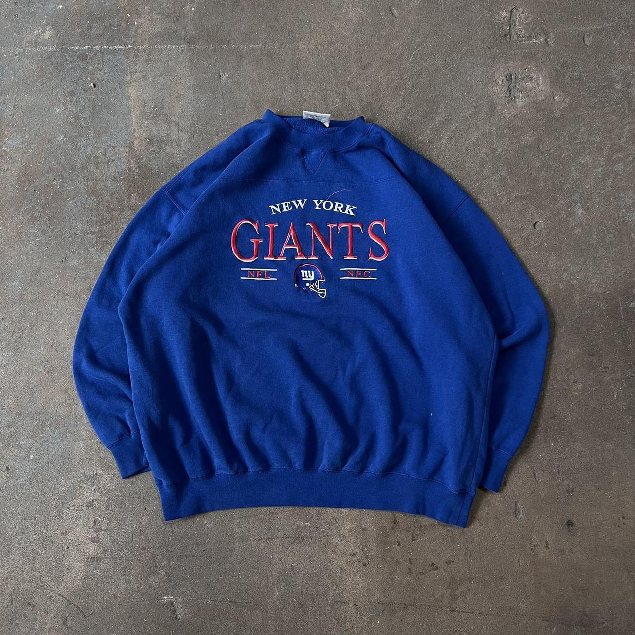 Vintage 1990s New York Giants Oversized Embroidered - Depop