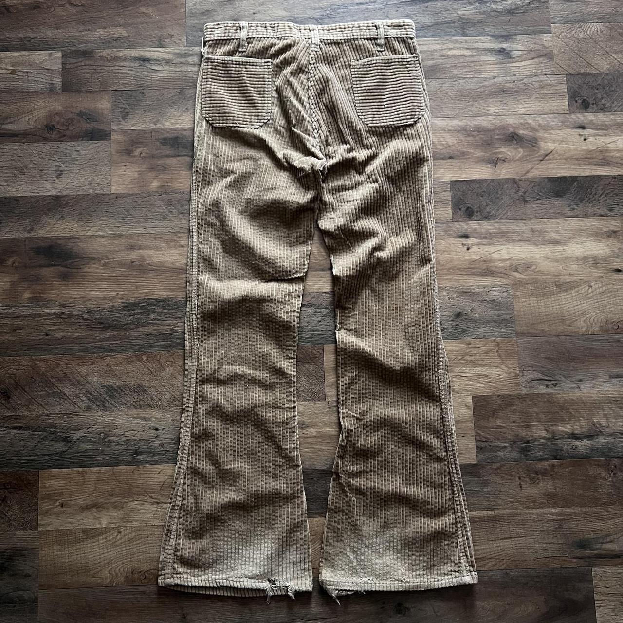 Landlubber Women's Flare Ripped Pants - Tan/Brown… - image 1