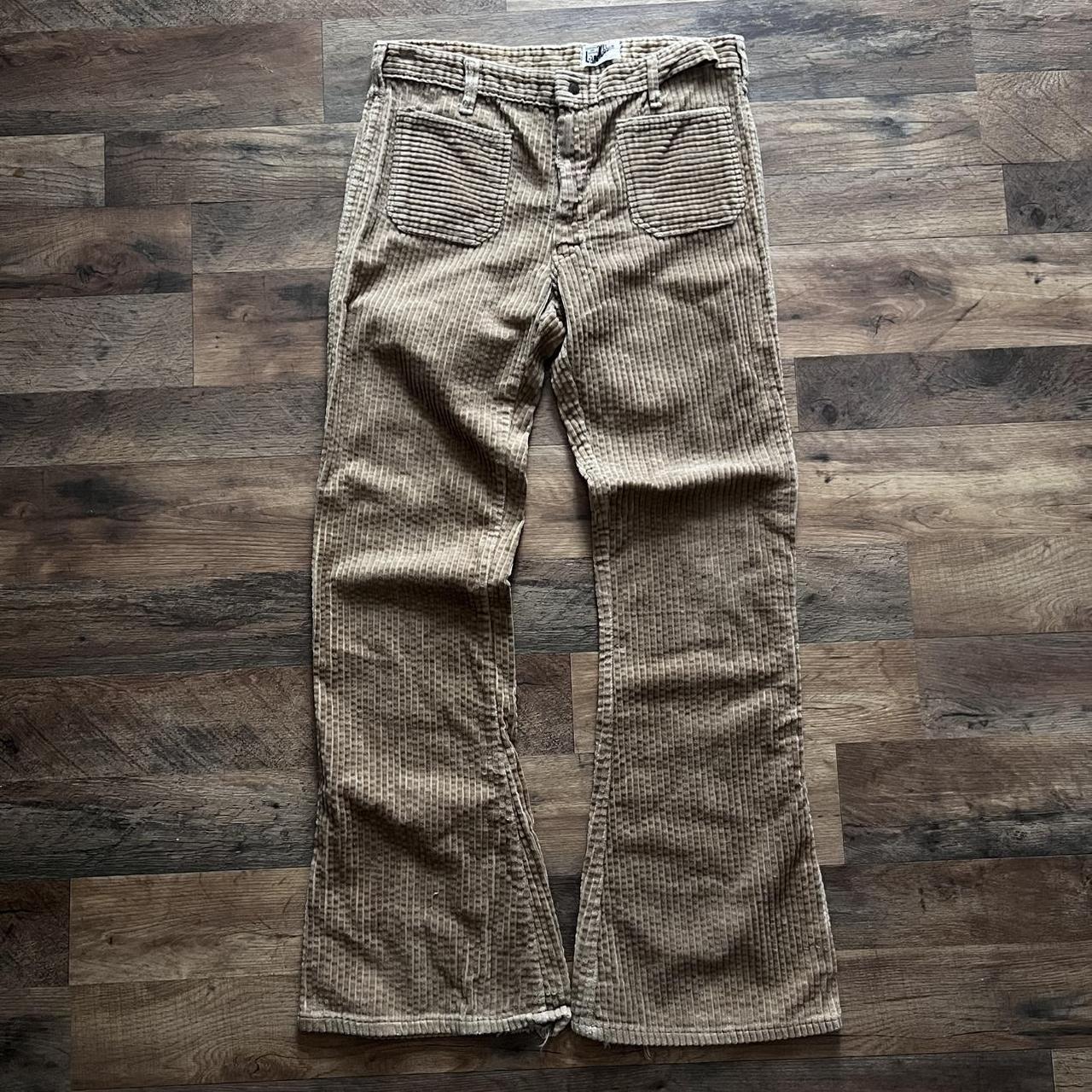 Landlubber Women's Flare Ripped Pants - Tan/Brown… - image 4