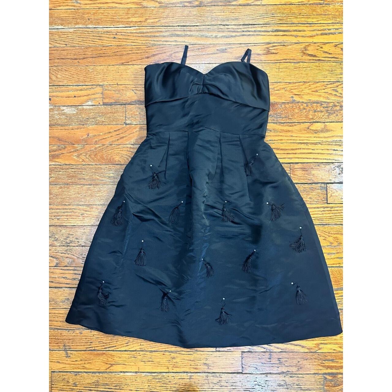 Vivienne Tam 100% Silk Mini Dress Color black size 4... - Depop