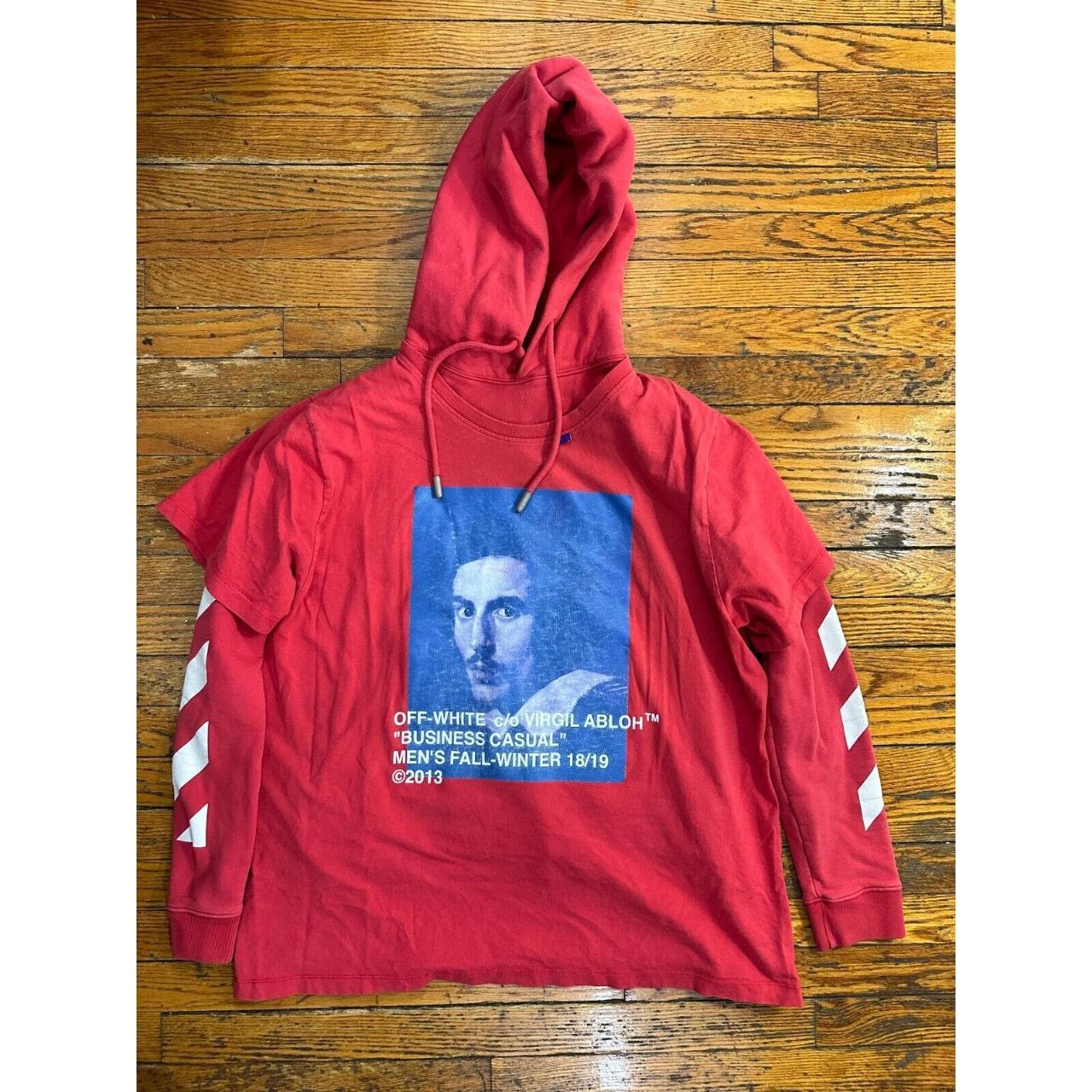 Off white hot sale bernini hoodie red