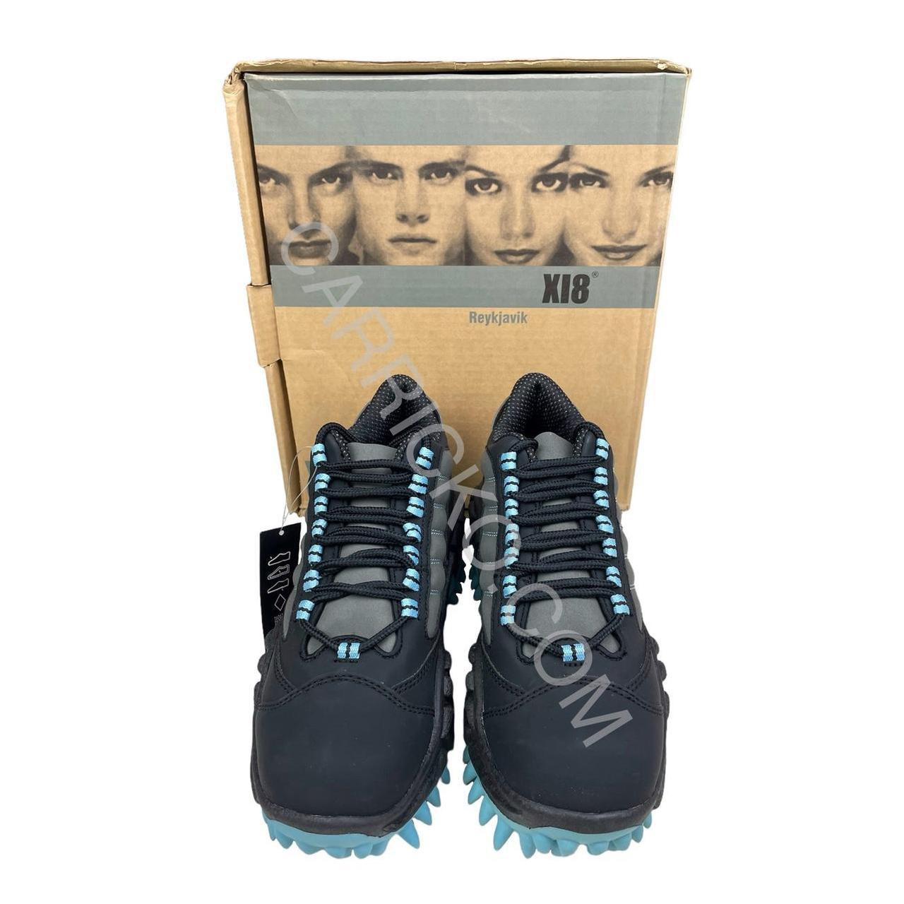 X18 Reykjavik spike trainers 19982002 in aqua blue... Depop
