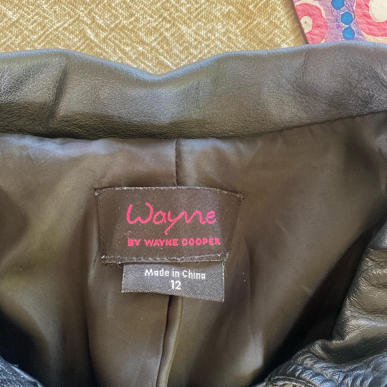 Wayne by Wayne Cooper Black Genuine Leather Depop