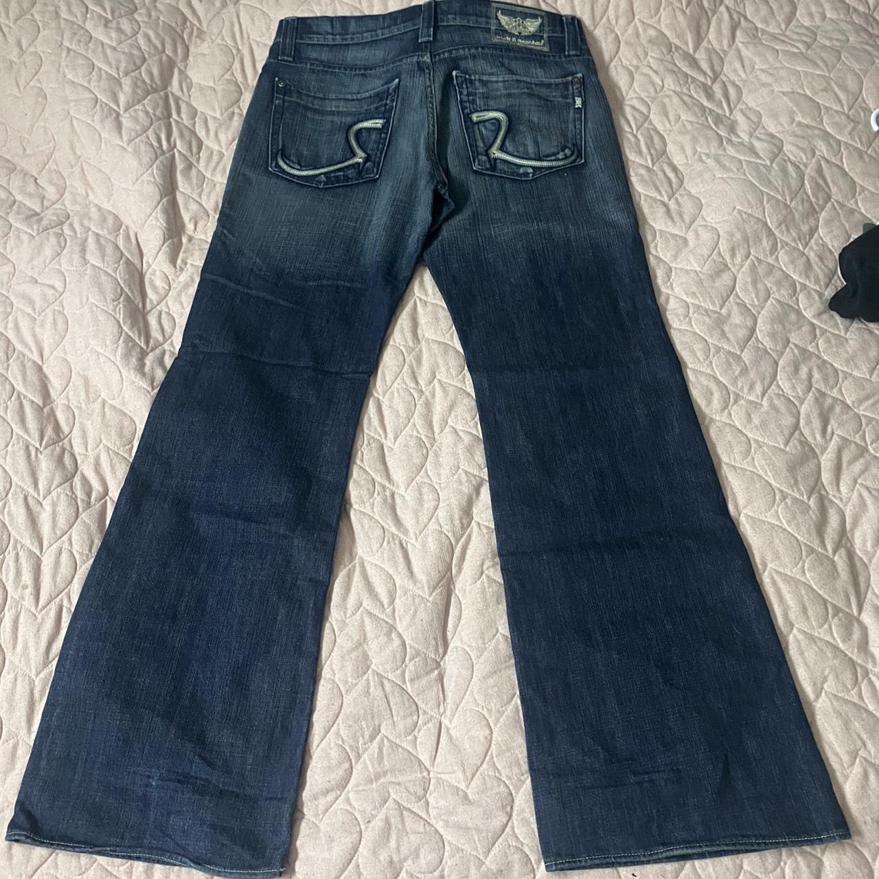 Rock and Republic Men's Blue and White Jeans
