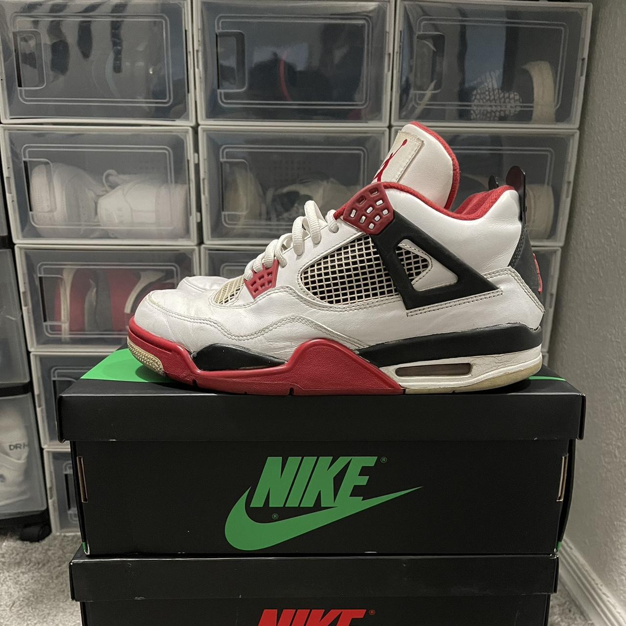 mens jordan 4 fire red