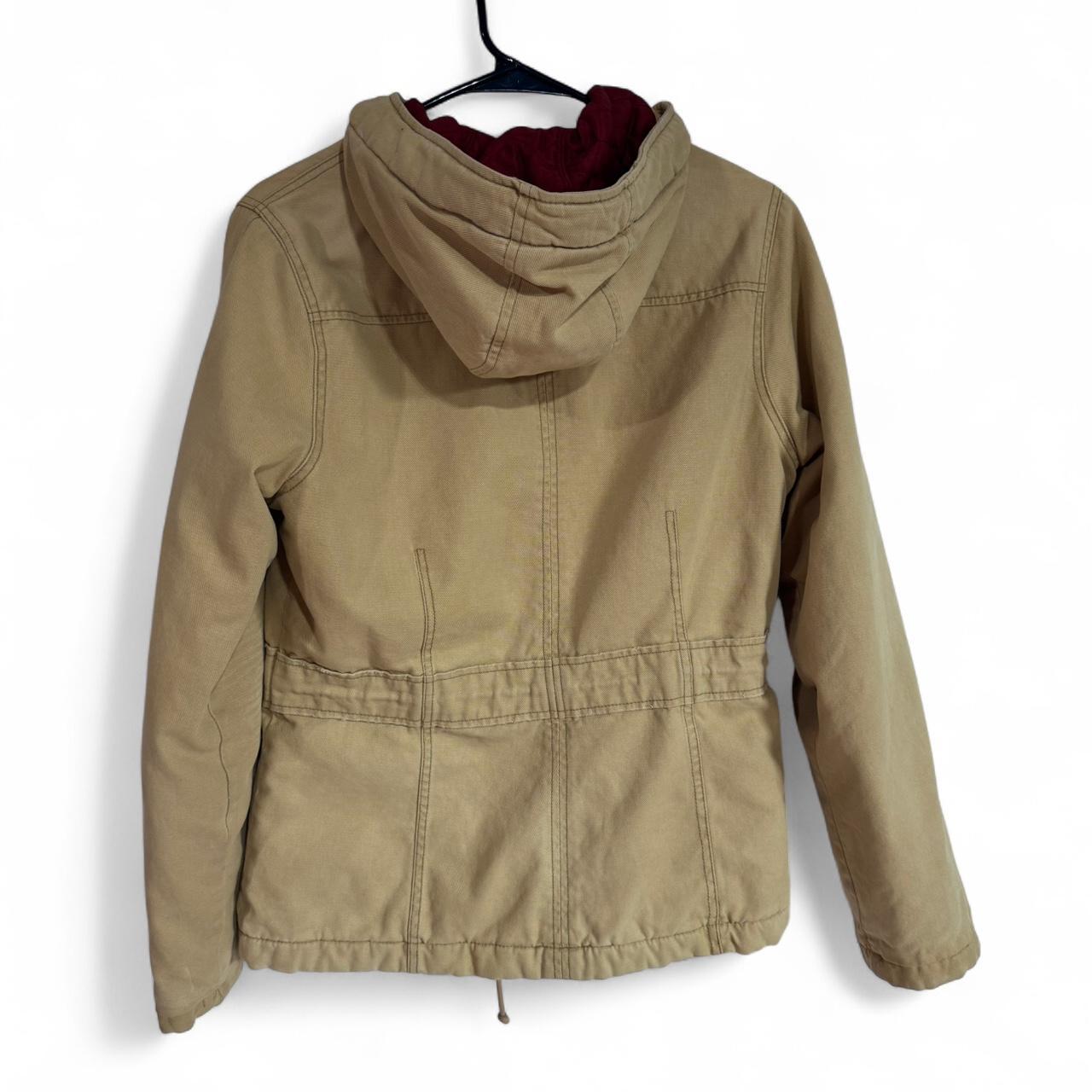 Abercrombie & Fitch Women's Bomber Jacket - Tan/K… - image 3