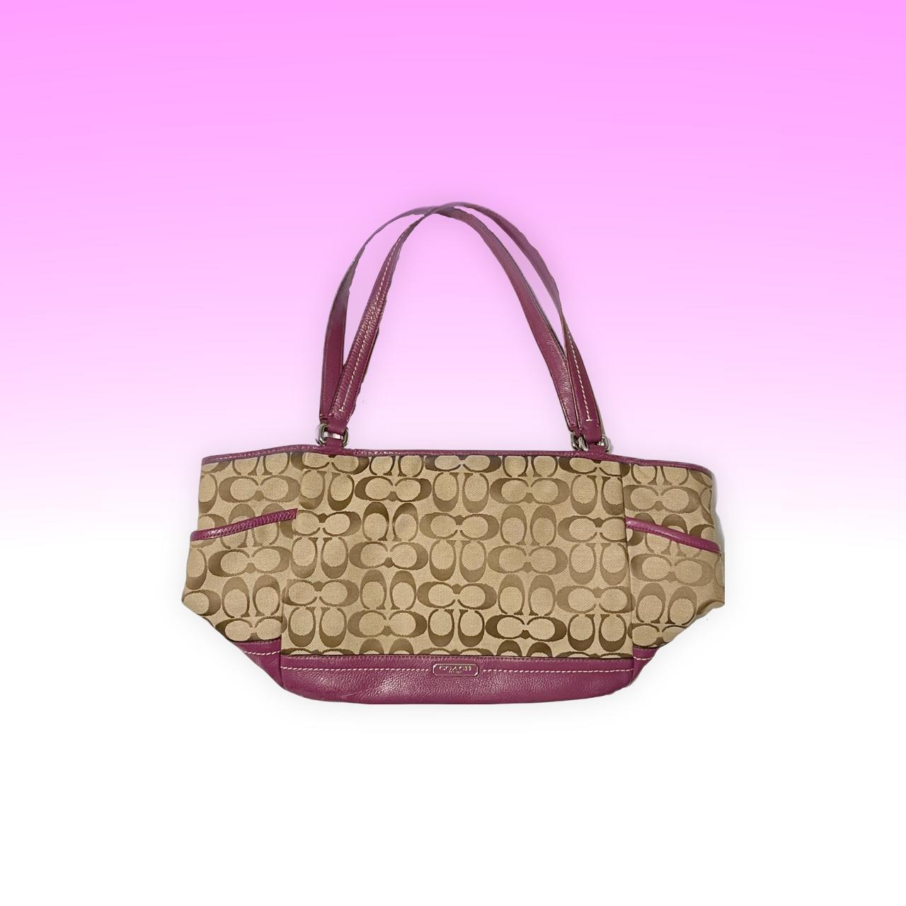 Hobo Bag Coach Eggplant Handbag Coach Purse Mauve Purse Vintage