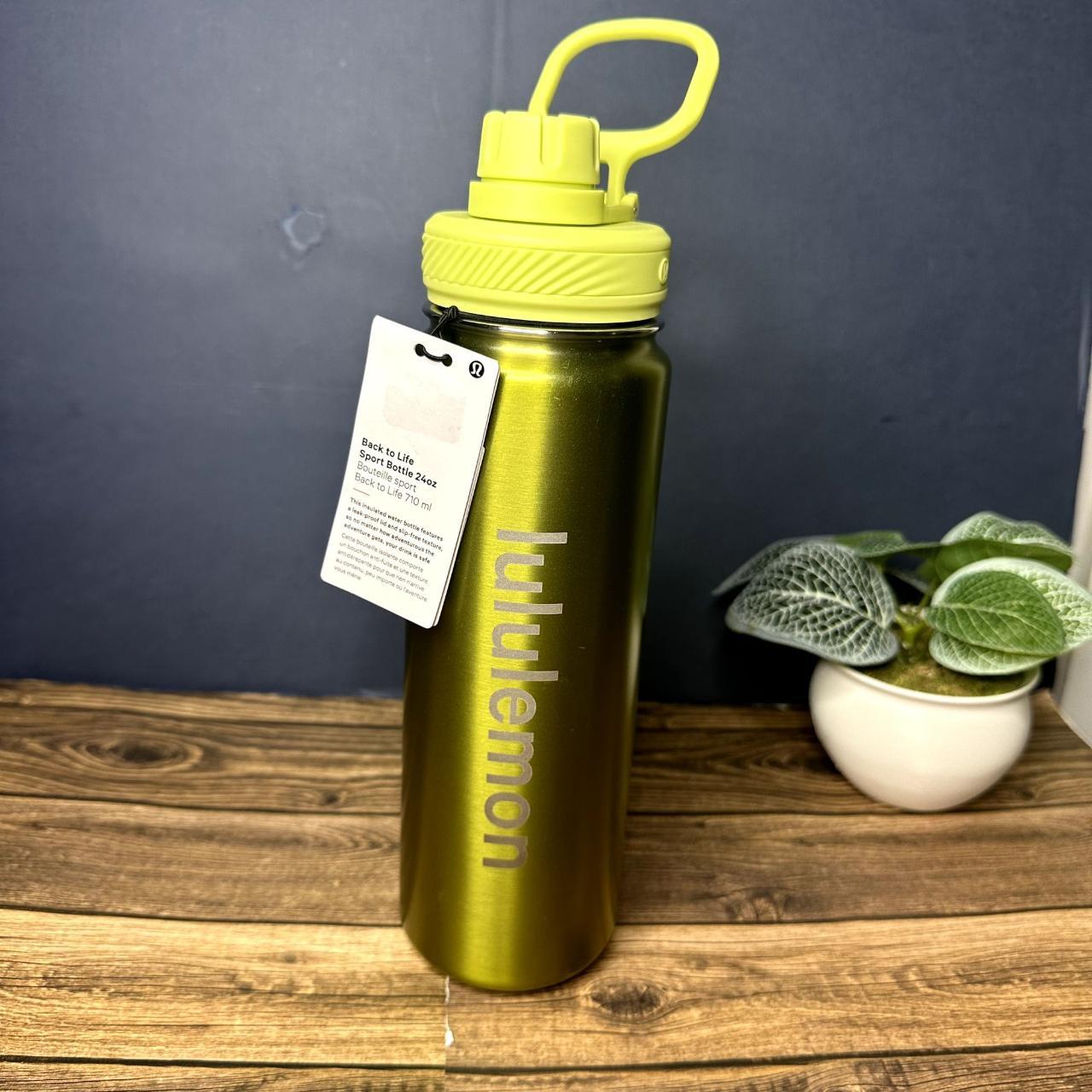 Lululemon Pure Focus Glass Water Bottle - Boom Juice / Deepest